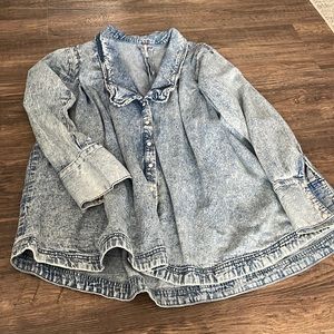 Free people denim tunic